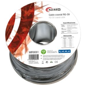 [LIQUIDACIÓN] CABLE COAXIAL RG59 NEGRO