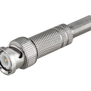 [LIQUIDACIÓN] Conector BNC macho soldar metalico