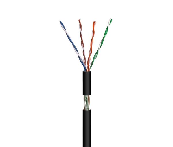 Cable para datos UTP Cat5e COBRE, rígido exterior, 305M, precio metro - Imagen 2