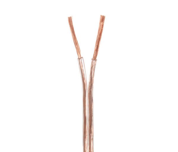 Cable paralelo para altavoz Transparente polarizado, CCA precio metro 2x1,5 mm - Imagen 2