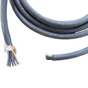 [LIQUIDACIÓN] CABLE MANGUERA 8X0,50MM NEGRA APANTALLAD