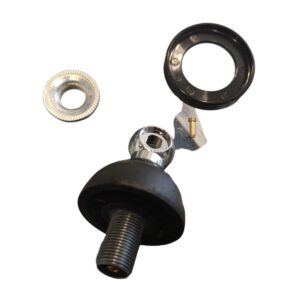 [LIQUIDACIÓN] Base sirio antena palomilla cromada inox dc30