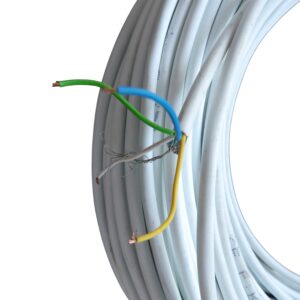 [LIQUIDACIÓN] CABLE INTERFONO 8X0.22 FUNDA BLANCA
