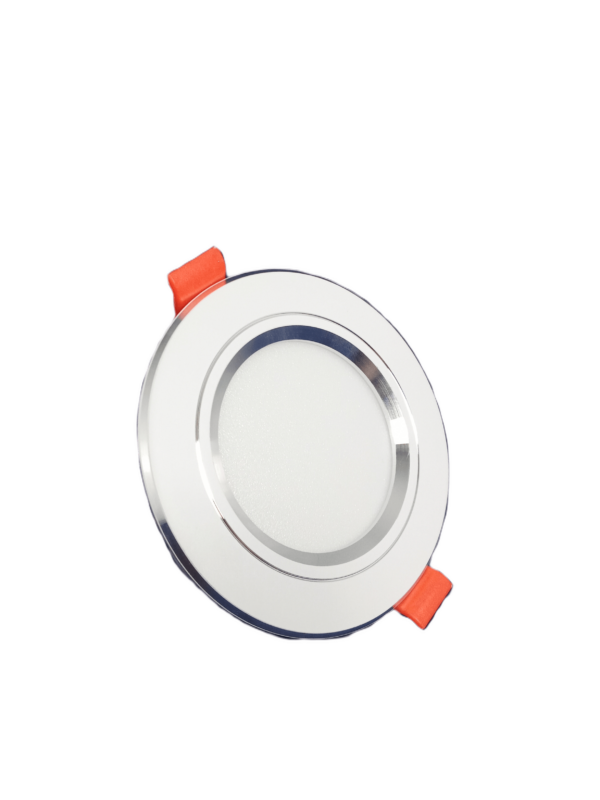 Downlight led 98mm diamt. plata 5W Bl.frio - Imagen 2