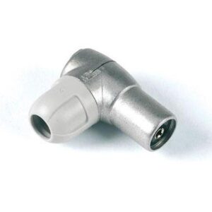 [LIQUIDACIÓN] CONECTOR TVH ACODADO BLINDADO metal TELEVES