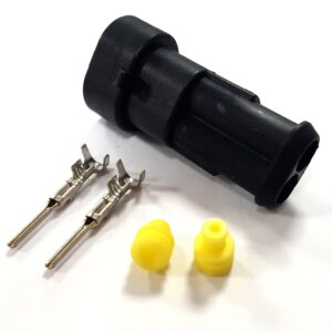 [LIQUIDACIÓN] CONECTOR MACHO 2VIAS ESTANCO COMPLETO estanco