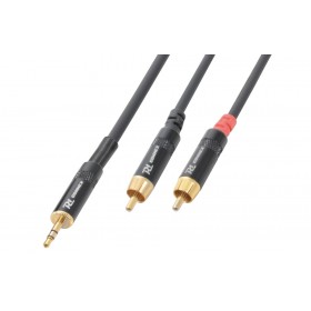 [LIQUIDACIÓN] Cable 2xRCA Macho JACK Macho 3,5 3.0m calidad