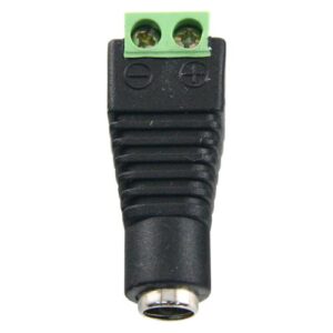 [LIQUIDACIÓN] CONECTOR DC HEMBRA C/SALIDA +/- 2 TERMINALES