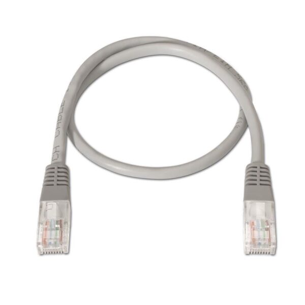 Latiguillo RJ45 Cat5 UTP CCA 5m GRIS NANOCABLE - Imagen 2