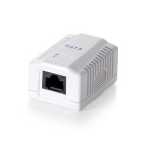 [LIQUIDACIÓN] Roseta RJ45 Superficie UTP Cat6 1 Toma