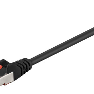 [LIQUIDACIÓN] Latiguillo RJ45 Cat6 S/FTP CCA 0,25m NEGRO