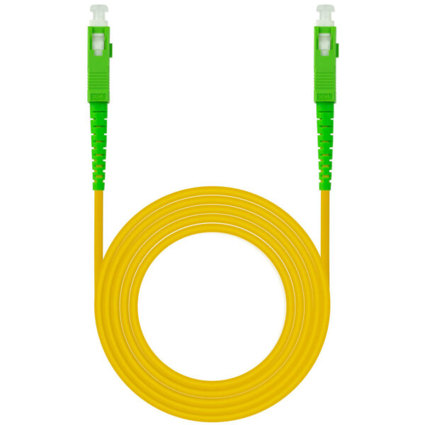 Latiguillo Fibra Optica Monomodo SC/APC 1m NANOCABLE