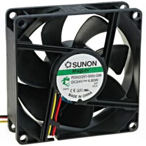 [LIQUIDACIÓN] VENTILADOR 24VDC 80X80X25MM 3 CABLES 4,56W