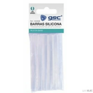 [LIQUIDACIÓN] Bolsa 6 Barras de silicona transparente Ø11mm