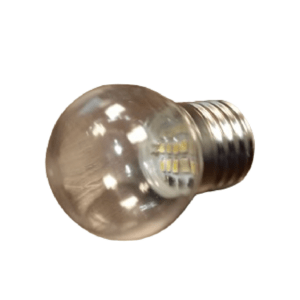 [LIQUIDACIÓN] Bombilla led e27 esferica 1,5W blanco calido