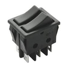 [LIQUIDACIÓN] Interruptor doble basculante bipolar 16A negr