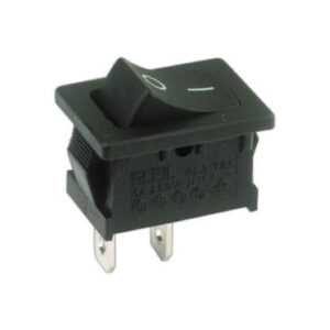 [LIQUIDACIÓN] Pulsador basculante 1cto 10a off-on negro