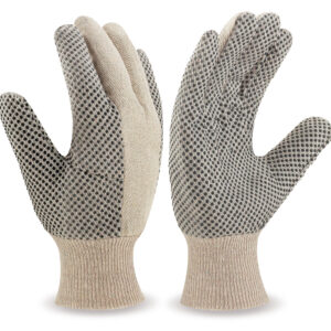 [LIQUIDACIÓN] Guante lona algodón, puntos pvc palma y manos