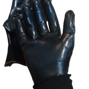 [LIQUIDACIÓN] Guante de poliéster color negro recubrimiento