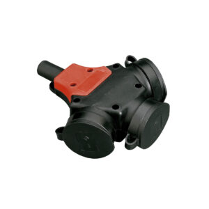 [LIQUIDACIÓN] Adaptador múltiple goma 10-16A C/TT lateral