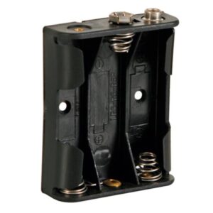 [LIQUIDACIÓN] PORTAPILAS PARA 3 PILAS AA c/ terminales