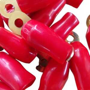 [LIQUIDACIÓN] TERMINAL CIRCULAR 35MM2 X 6,4MM DORADO Rojo