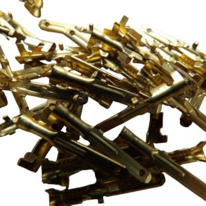 Terminal Faston 2,8mm con clip garra metalico