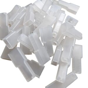 [LIQUIDACIÓN] FUNDA FASTON MACHO 6,3MM TRANSPARENTE