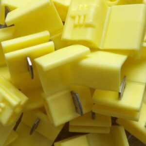 [LIQUIDACIÓN] terminal circular 3.2mm diamt. semi amarillo