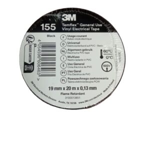 [LIQUIDACIÓN] CINTA AISLANTE 20X19x0,15mm NEGRA XB