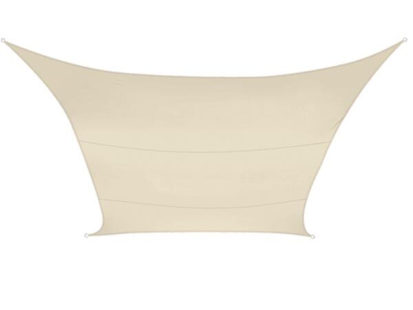 Vela crema 3,6x3,6 cuadrada