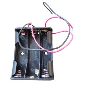 Porta pila 3r6 con cable