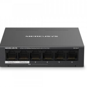 [LIQUIDACIÓN] switch POE mercusys 4 puertos + poe
