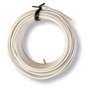 [LIQUIDACIÓN] Alambre hierro plastificado blanco 50mt