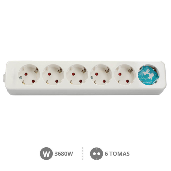 BASE VI TOMAS SUPERFICIE + TOMA TIERRA 16A. LINEA