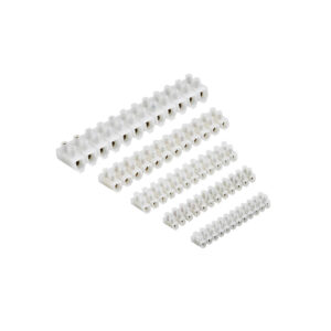 [LIQUIDACIÓN] REGLETA DE CONEXION 16mm PBT blanca