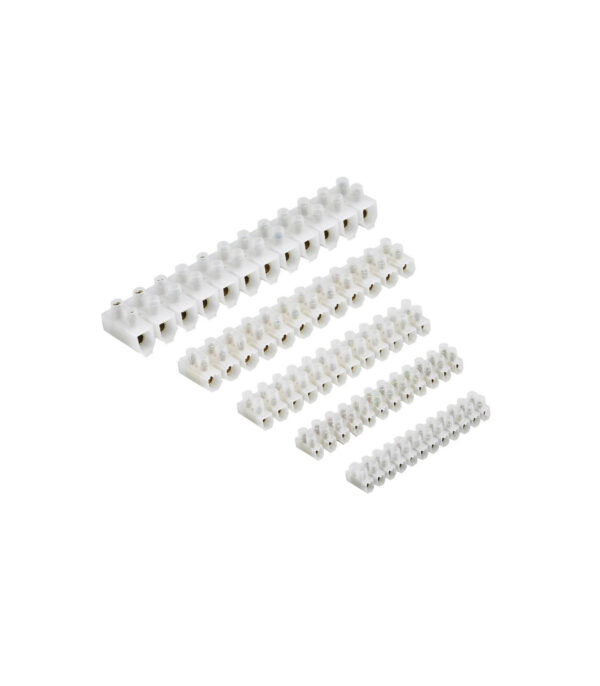 REGLETA DE CONEXION 16mm PBT blanca
