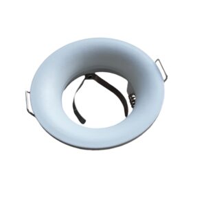 [LIQUIDACIÓN] Aro fijo Dicroica circular Blanco GU10-MR16