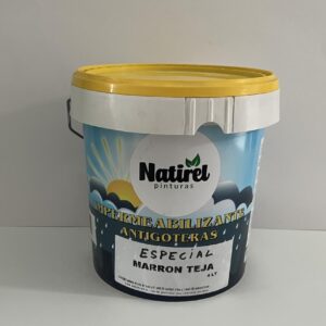 Antigoteras Especial Natirel Marrón Teja 4 Litros.