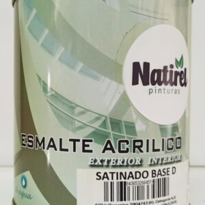 Esmalte Acrílico Base D Satinando Natirel 750 ml.