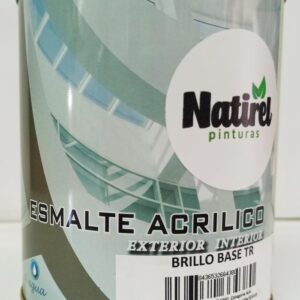 Esmalte Acrílico Base TR Brillo Natirel 750 ml.