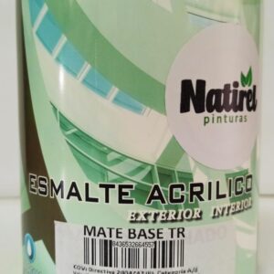 Esmalte Acrílico Base TR Mate Natirel 750 ml.