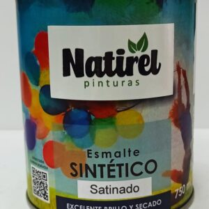 Esmalte Sintético Satinado Base TR Natirel 750 ml.