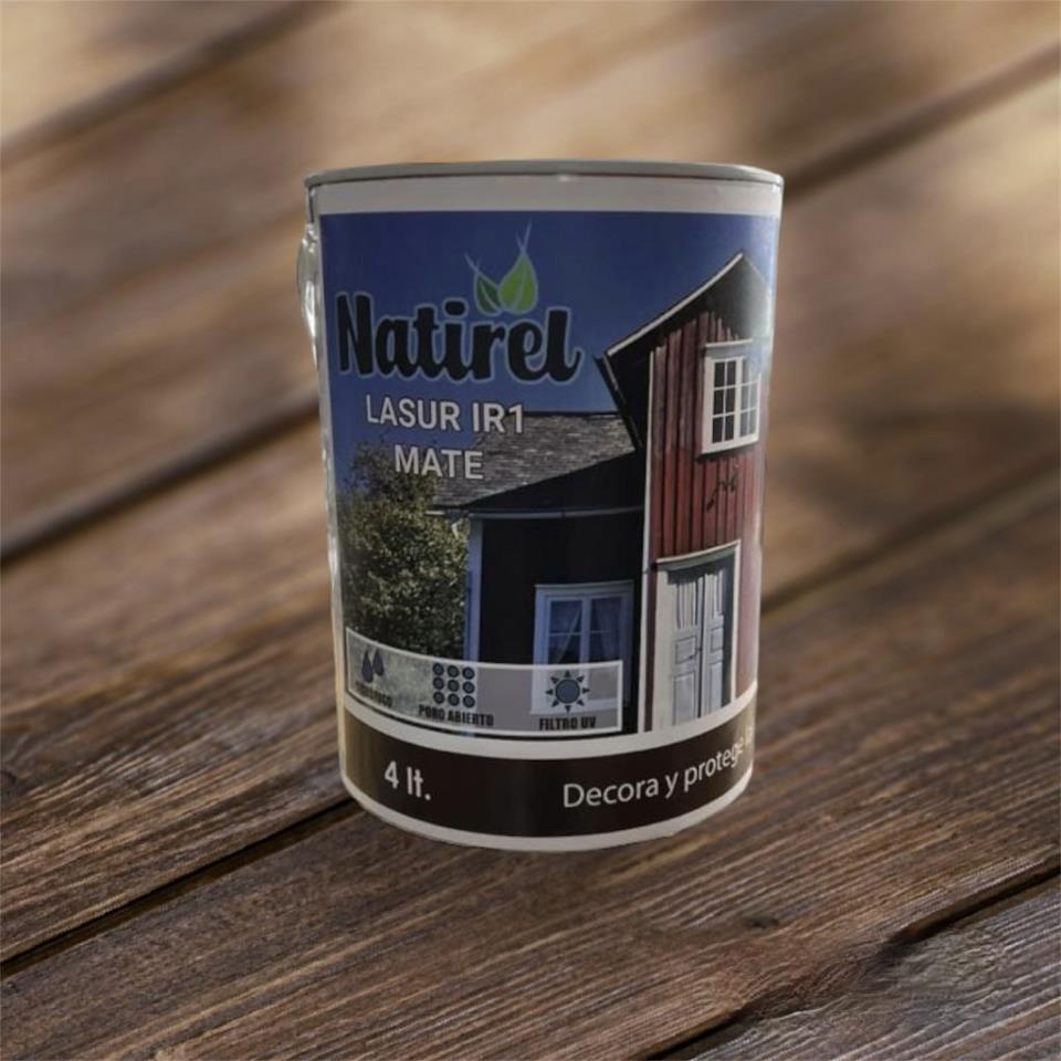 Lasur IR1 Incoloro Mate Natirel 4 Litros.