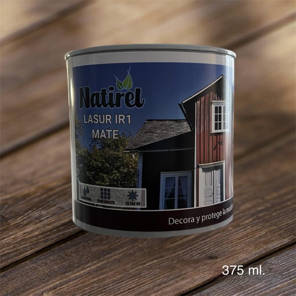 Lasur IR1 Roble Claro Mate Natirel 375 ml.