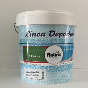 Linea Deportiva Pista Tenis Roja 14 Litros.