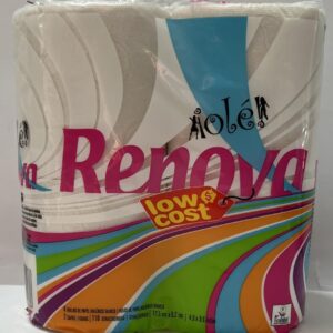 Papel Higiénico Renova Low Cost. 4 Rollos.