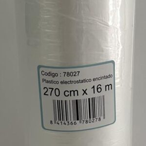 Plástico Electrostático Encintado 270 cms x 16 m.