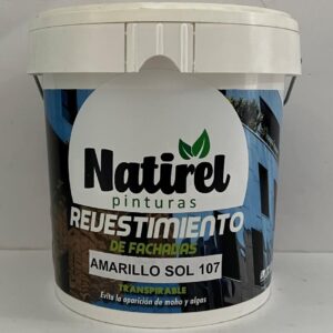 Revestimiento Amarillo Sol 107 Natirel 4 Litros.