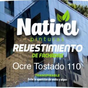 Revestimiento Ocre Tostado 110 Natirel 4 Litros.